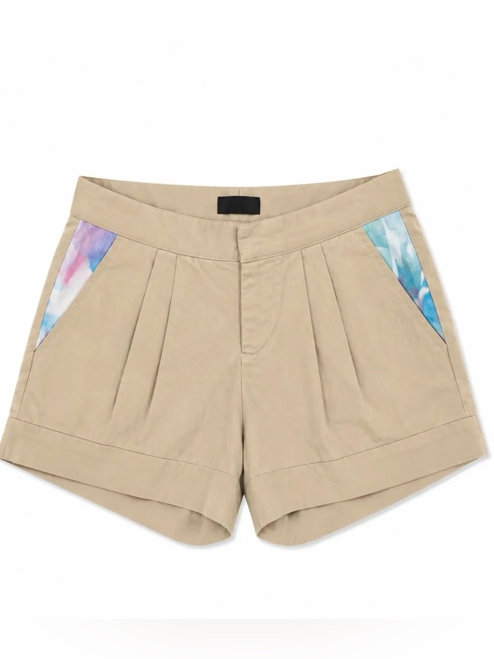 Wren Tailored Shorts Khaki NWT Feminine‎ Floral Detail Size S